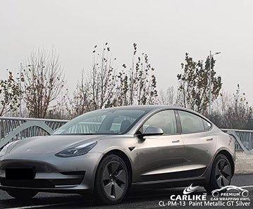 CARLIKE CL-PM-13 paint metallic gt silver vinyl for tesla - CARLIKE WRAP