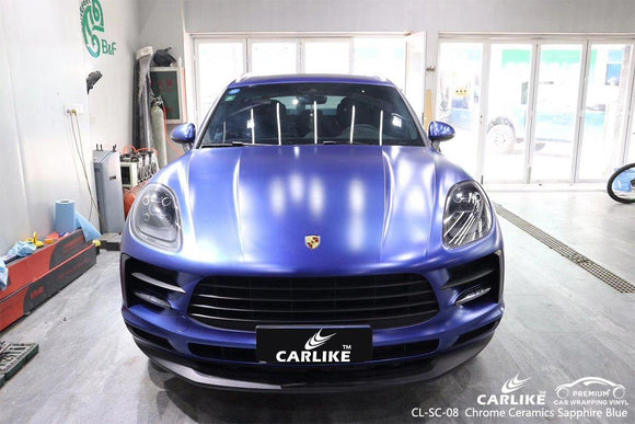 CARLIKE CL-SC-08 chrome ceramics sapphire blue vinyl wrap car Malacca Malaysia - CARLIKE WRAP