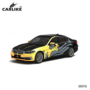 CARLIKE CL-SD016 pattern camouflage battle painting high-precision printing customized car vinyl wrap for bmw