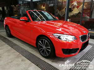 CARLIKE CL-SG-03 SUPER GLOSS RED VINYL FILM WRAP BMW