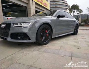 CARLIKE CL-SG-04 ENVOLTURA DE VINILO GRIS CEMENTO SUPER BRILLANTE AUDI 