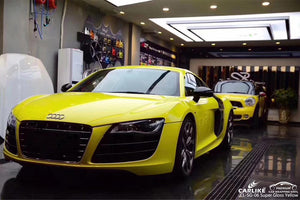 CARLIKE CL-SG-06 SUPER GLOSS YELLOW VINYL WRAP AUDI