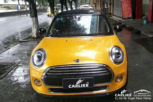 CARLIKE CL-SG-06 envoltura de vinilo amarillo súper brillante para automóvil Muntinlupa Filipinas