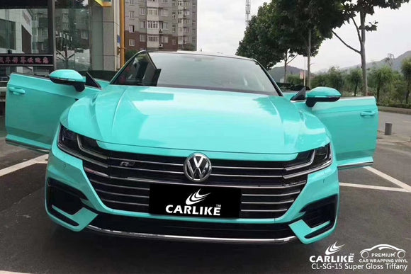 CARLIKE CL-SG-15 SUPER GLOSS TIFFANY VINYL For Volkswagen - CARLIKE WRAP