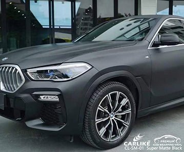 CARLIKE CL-SM-01 super matte black vinyl for bmw - CARLIKE WRAP