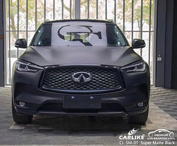 CARLIKE CL-SM-01 super matte black vinyl for infiniti - CARLIKE WRAP