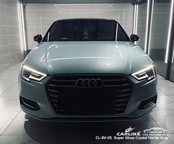 CARLIKE CL-SV-05  super gloss crystal nardo grey vinyl easy to wrap car film Iceland - CARLIKE WRAP