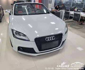 CARLIKE CL-SV-05 super gloss crystal nardo grey vinyl for audi - CARLIKE WRAP