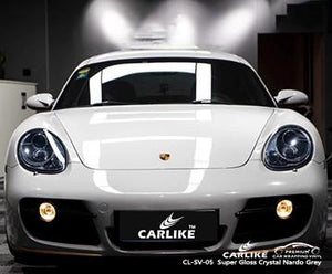 CARLIKE CL-SV-05 vinilo súper brillante cristal nardo gris tachuela inicial baja rotulación de automóviles París Francia