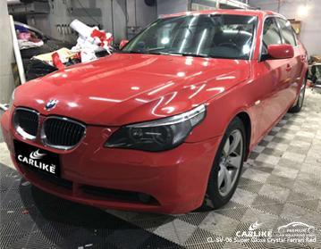 CARLIKE CL-SV-06 SUPER GLOSS CRYSTAL FERRARI RED VINYL WRAP BMW - CARLIKE WRAP