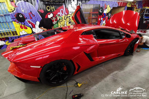 CARLIKE CL-SV-07 VINILO ROJO CRISTALADO SUPER BRILLANTE PARA WRAP CAR