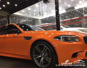 CARLIKE CL-SV-08 ENVOLTURA DE VINILO NARANJA CRISTAL SUPER BRILLANTE BMW 