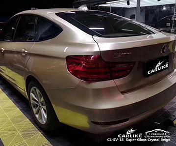 CARLIKE CL-SV-13 super gloss crystal beige easy to install car decor vinyl Texas United States - CARLIKE WRAP