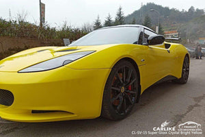 CARLIKE CL-SV-15 VINILO AMARILLO BRILLANTE DE CRISTAL SUPER BRILLANTE para envoltura de automóvil