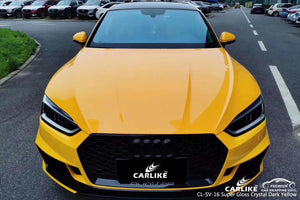 CARLIKE CL-SV-16 VINILO AMARILLO OSCURO CRISTAL SUPER BRILLANTE para Audi