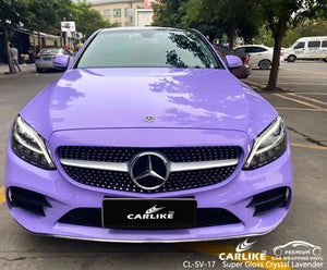 CARLIKE CL-SV-17 super gloss crystal lavender vinyl for Mercedes-Benz