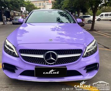 CARLIKE CL-SV-17 super gloss crystal lavender vinyl for Mercedes-Benz - CARLIKE WRAP