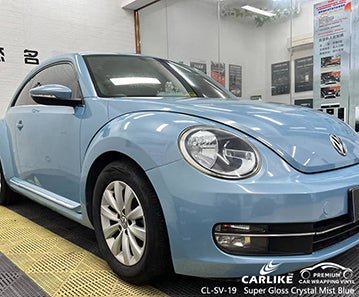 CARLIKE CL-SV-19 super gloss crystal mist blue vinyl for volkswagen - CARLIKE WRAP