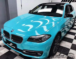 CARLIKE CL-SV-20 ENVOLTURA DE VINILO AZUL HIELO CRISTAL SUPER BRILLANTE BMW 