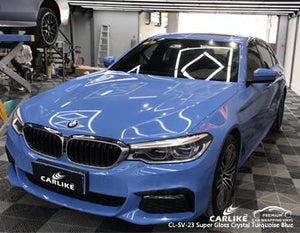 CARLIKE CL-SV-23 ENVOLTURA DE VINILO AZUL TURQUESA CRISTAL SUPER BRILLANTE BMW 