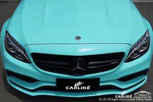 CARLIKE CL-SV-25 SUPER GLOSS CRYSTAL TIFFANY GREEN VINYL For Mercedes