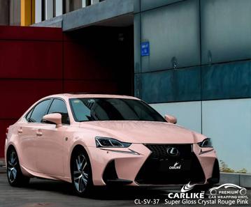 CARLIKE CL-SV-37 super gloss crystal rouge pink vinyl for lexus - CARLIKE WRAP