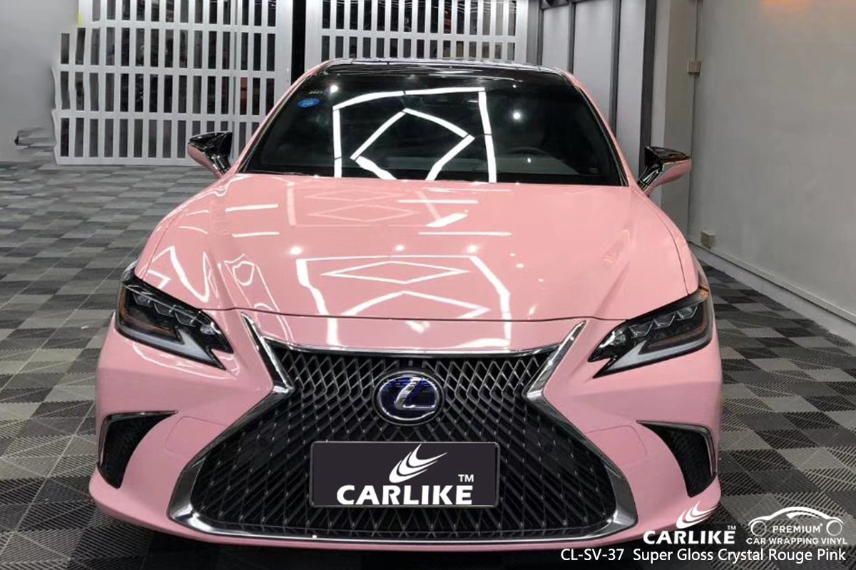 CARLIKE super gloss crystal rouge pink wrap car Lower Saxony Germany
