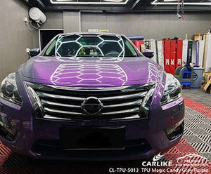 CARLIKE CL-TPU-5013 vinilo tpu magic candy gris violeta para nissan