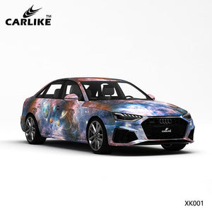 CARLIKE CL-XK001 pattern bright starry sky high-precision printing customized car vinyl wrap for audi