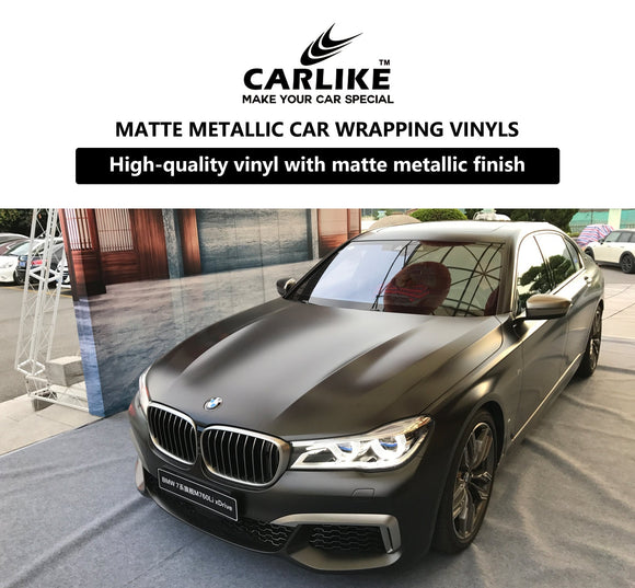 CARLIKE Matte Metallic Car Wrapping Vinyl Films - CARLIKE WRAP