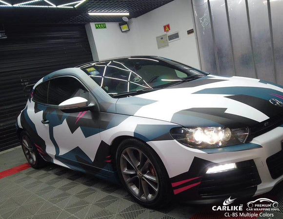 CARLIKE PRINTED CAMOUFLAGE VINYL CAR WRAP - CARLIKE WRAP