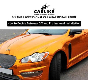 Choosing Between DIY and Professional Car Wrap Installation