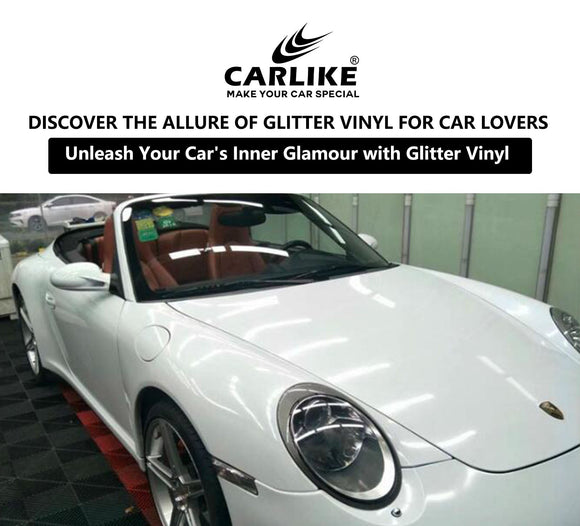 CL-DC-02 Rolling in Style: Discover the Allure of Glitter Vinyl for Car Enthusiasts - CARLIKE WRAP