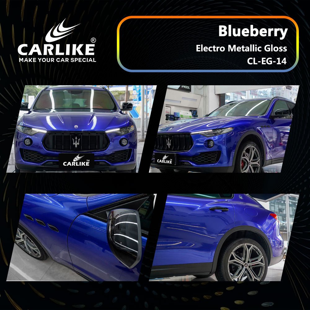 CL-EG-14 ELECTRO METALLIC GLOSS BLUEBERRY VINYL FOR MASERATI - CARLIKE WRAP