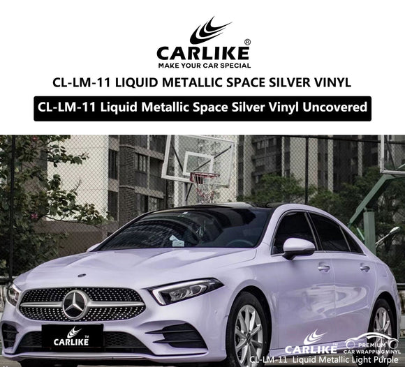 CL-LM-11 Liquid Metallic Space Silver Vinyl Film Manufacturer - CARLIKE WRAP