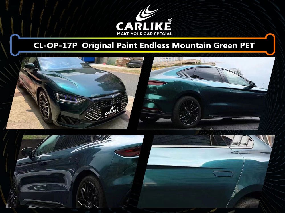CL-OP-17P ORIGINAL PAINT ENDLESS MOUNTAIN GREEN PET VINYL FOR BYD - CARLIKE WRAP