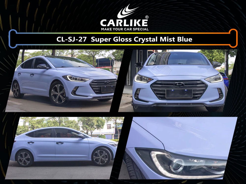 CL-SJ-11 SUPER GLOSS CRYSTAL CORAL ORANGE VINYL FOR BMW - CARLIKE WRAP