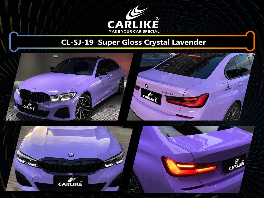 CL-SJ-19 ELECTRO METALLIC SATIN YELLOW VINYL FOR BMW - CARLIKE WRAP