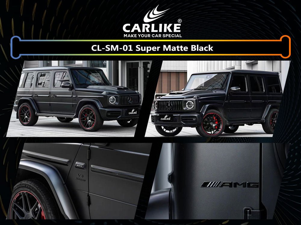 CL-SM-01 SUPER MATTE BLACK VINYL FOR INFINITI - CARLIKE WRAP