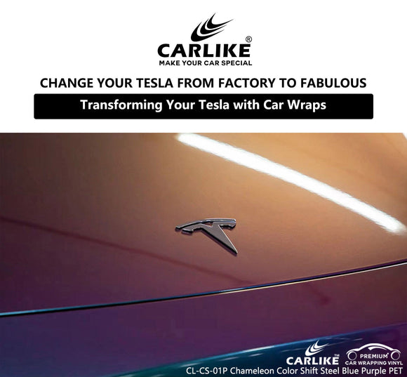 From Factory to Fabulous: Transforming Your Tesla with Car Wraps - CARLIKE WRAP