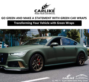 Go Green and Make a Statement: Transforming Your Car with Green Wraps