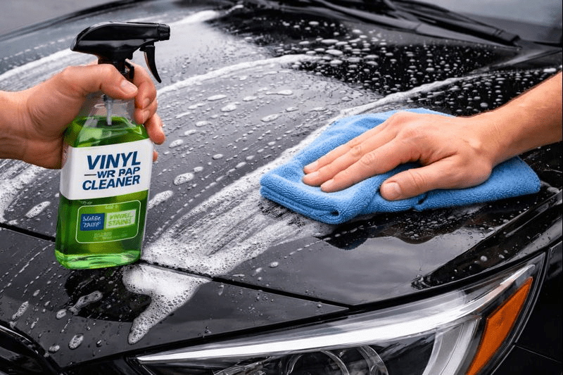 How to safely clean stains from car vinyl - CARLIKE WRAP