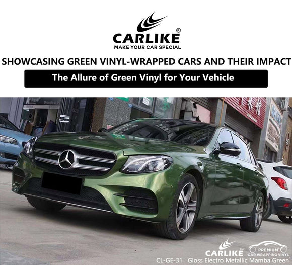 Into the Wild: Showcasing Green Vinyl-Wrapped Cars and Their Impact - CARLIKE WRAP