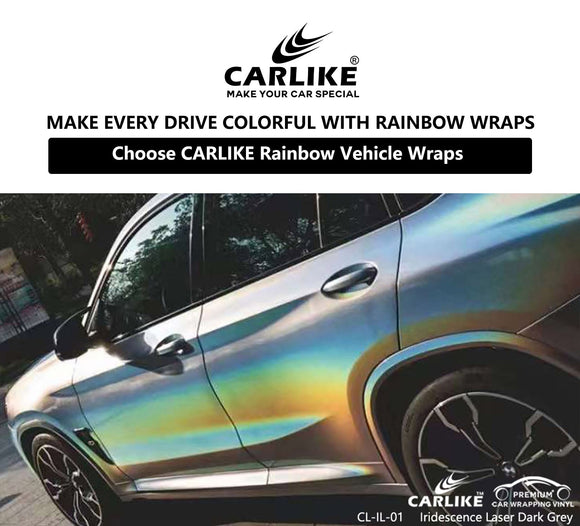 Make Every Drive Colorful with CARLIKE Wholesale Rainbow Wraps - CARLIKE WRAP