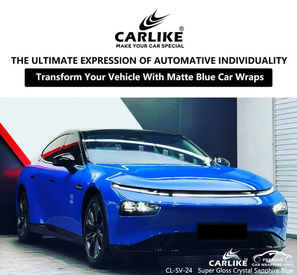 Matte Blue Car Wraps: The Ultimate Expression of Automotive Individuality - CARLIKE WRAP