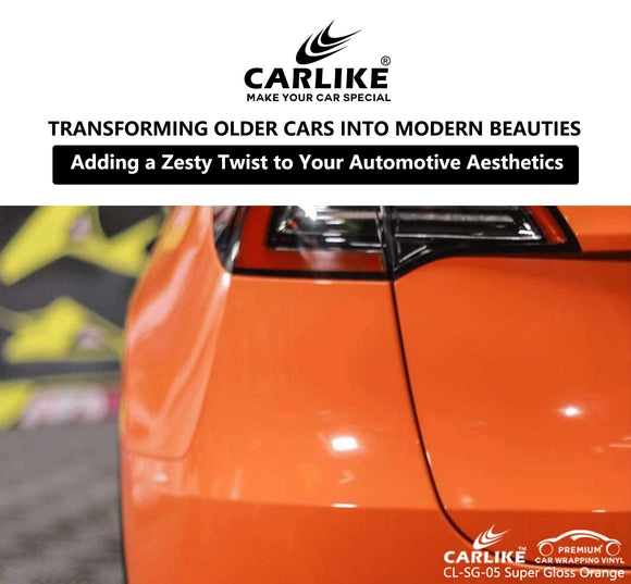 Orange Car Wraps: Adding a Zesty Twist to Your Automotive Aesthetics - CARLIKE WRAP