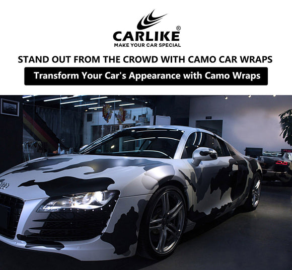 Stand Out from the Crowd: Transform Your Car's Appearance with Camo Wraps - CARLIKE WRAP