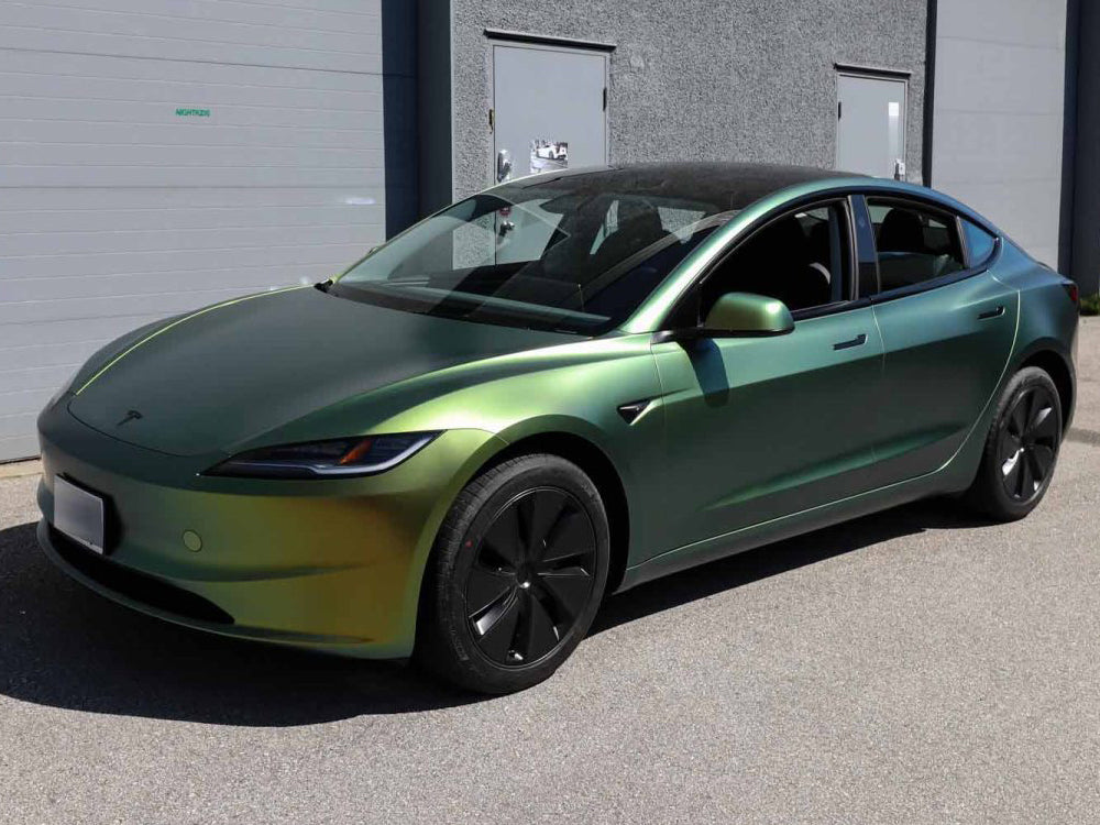 tesla install vinyl wrap cost