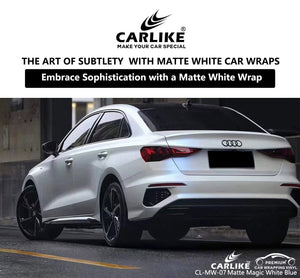 The Art of Subtlety: Embrace Sophistication with a Matte White Wrap