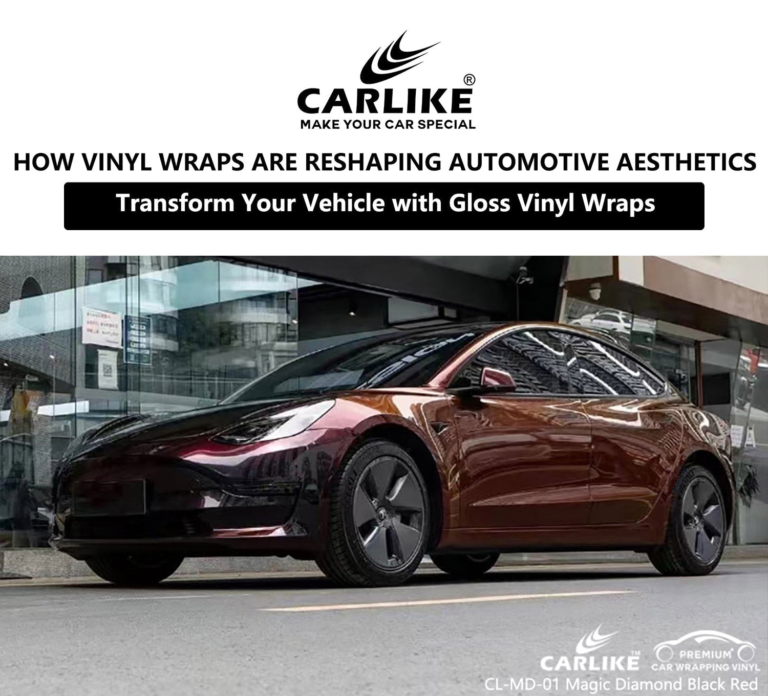 The Glossy Revolution: How Vinyl Wraps are Reshaping Automotive Aesthetics - CARLIKE WRAP